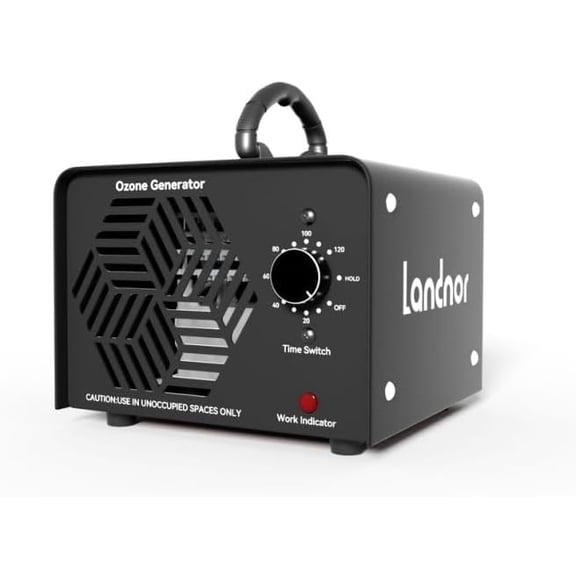 Ozone Generator 60,000mg/h, Ozone Air Purifier Deodorizer for Areas of 6,000 Square Feet, Efficient odor removal for Home, Basement, Smoke, Pet Room,Factory,Mall