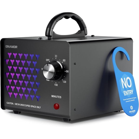 Ozone Generator Odor Eliminator 70000mg, High Capacity Machine Removal Up to 6000 Sq.Ft, Ionizer Ozonator for Smoke, Car, Basement And Pet Room,