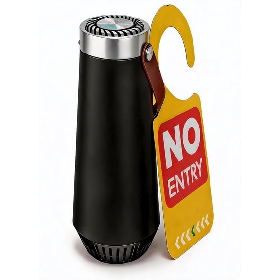 Ozone Generator for Odor Control Filterless Rechargeable Battery Space Silver