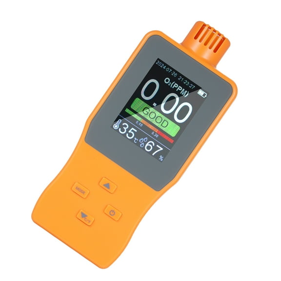 Ozone Meter,Meter Air With Color Ozone Portable Ozone Meter Screen Adjustable Quality Temperature Temperature With Portable Indoor Indoor Air Lcd Screen Orange