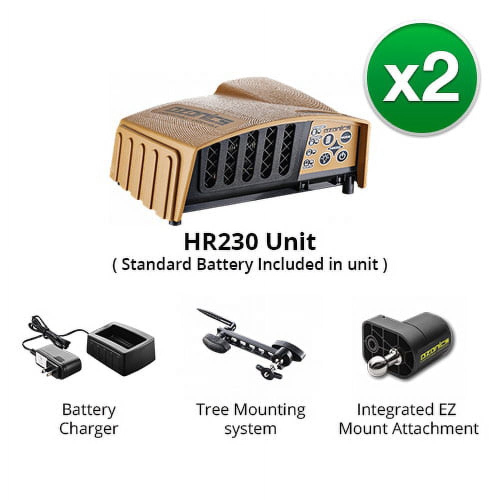 Ozonics HR230 Scent Elimination Device (2Pack) Replacement For HR200