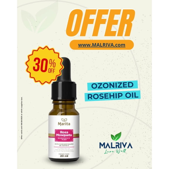 Ozonized Rosehip Oil | Deep Hydration  Skin Renewal