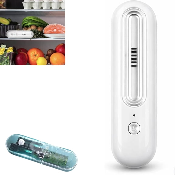 Ozoori Fridge Deodorizer Odor Eliminator, Rechargeable Odor Eliminator for Fridge, Compact Cordless, No Filter Replacement, Keep Your Fridge Fresh, Clean, And Odor-Free, Make Food Even Fresher