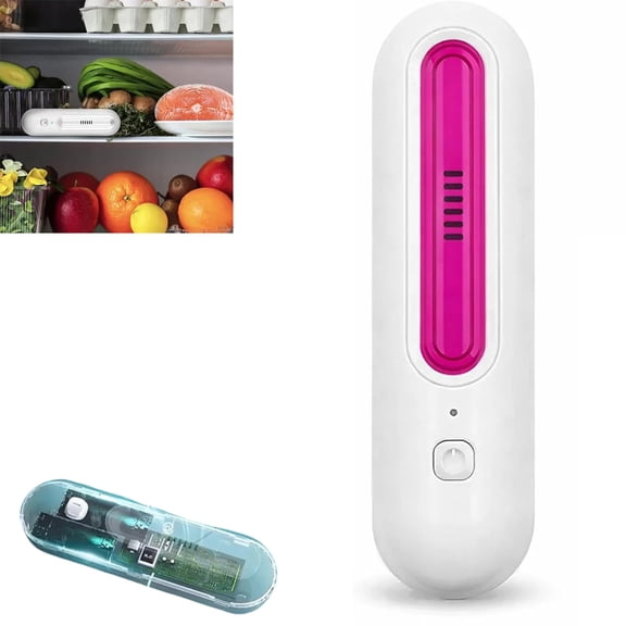 Ozoori Fridge Deodorizer Odor Eliminator, Rechargeable Odor Eliminator for Fridge, Compact Cordless, No Filter Replacement, Keep Your Fridge Fresh, Clean, And Odor-Free, Make Food Even Fresher
