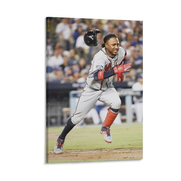 Ozzie Albies Canvas Poster Print Photo Art Painting Canvas Poster Home Decorative Bedroom Modern Decor Posters Gifts 12x18inch(30x45cm)