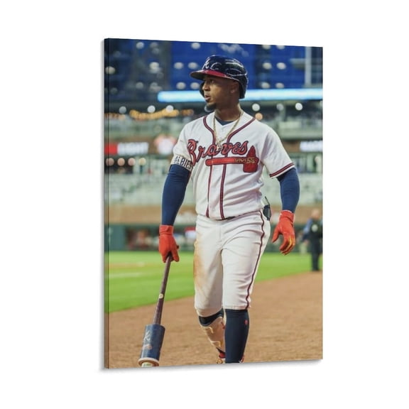 Ozzie Albies Poster Canvas Poster Canvas Wall Art Poster Decorative Bedroom Modern Home Print Picture Artworks Posters 24x36inch(60x90cm)