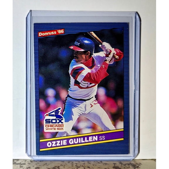 Ozzie Guillen 1986 Donruss MLB #208 Baseball Card Chicago White Sox