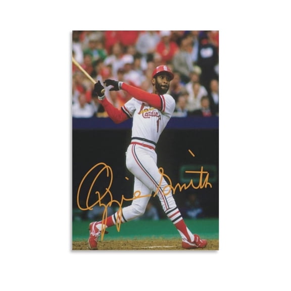 Ozzie Smith Canvas Poster Wall Art Poster Gifts Bedroom Prints Home Decor Hanging Picture Canvas Painting Posters 12x18inch(30x45cm)