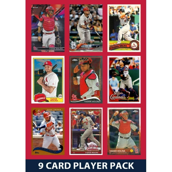 Ozzie Smith St Louis Cardinals 9 Card Legend Pack Topps Bowman
