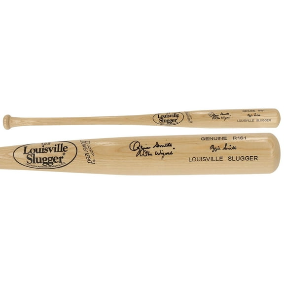 Ozzie Smith St. Louis Cardinals Autographed Blonde Louisville Slugger Game Model Bat with "The Wizard" Inscription - Fanatics Authentic Certified