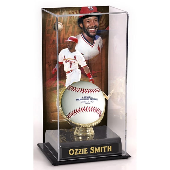 Ozzie Smith St. Louis Cardinals Hall of Fame Sublimated Display Case with Image