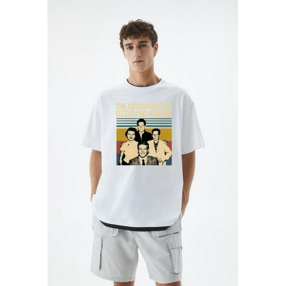 Ozzie and Harriet Vintage Classic TV Show Family T-Shirt, for men & women, up to size 5XL