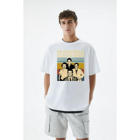 Ozzie and Harriet Vintage Classic TV Show Family T-Shirt, for men & women, up to size 5XL