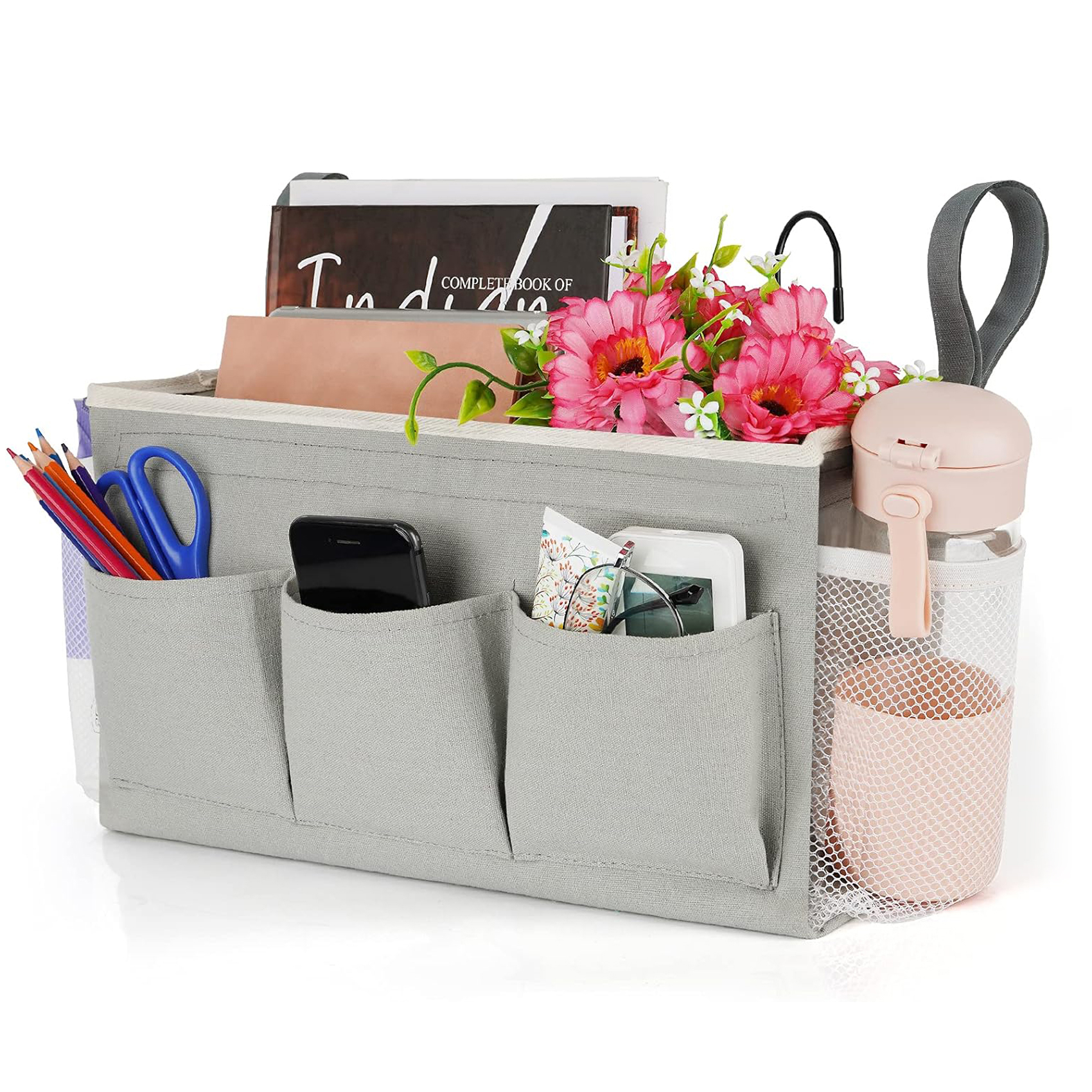 Bedside Storage Organizer 8 Pockets Hanging Storage Bag Organizer
