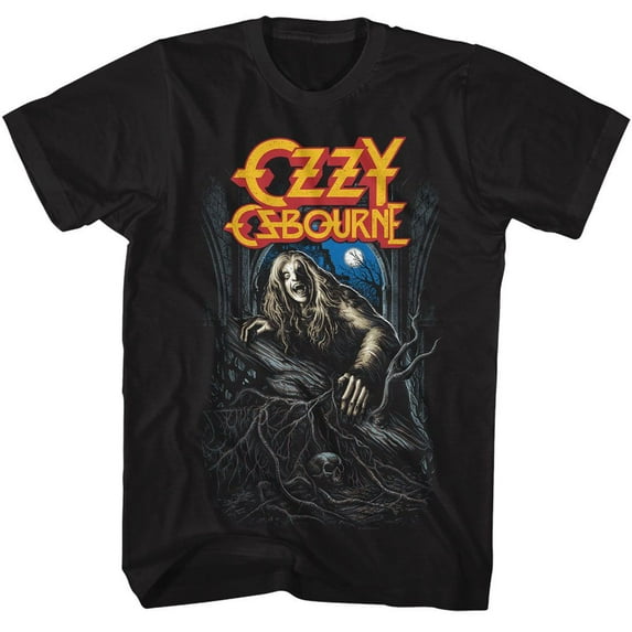 Ozzy Osbourne Bark At The Moon Black Adult S/S Tshirt M
