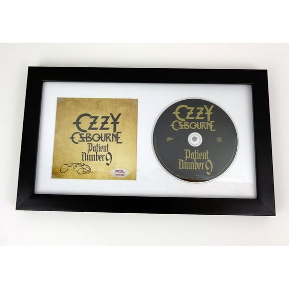 Ozzy Osbourne Black Sabbath Signed Autograph Patient Number 9 CD PSA/DNA COA C