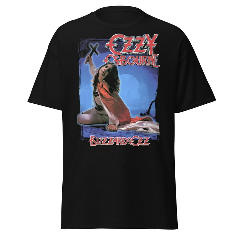 OZZY OSBOURNE Tシャツ Amazon.com: Ozzy Osbourne - Blizzard Album Cover T-Shirt