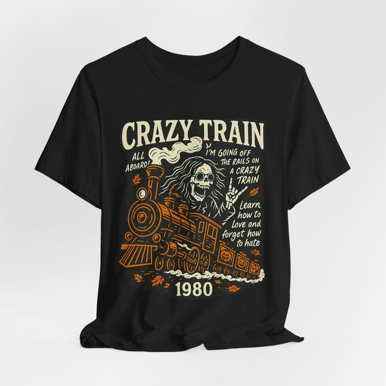 Ozzy Osbourne Commemorative Tshirt Unisex Tee, Crazy Train