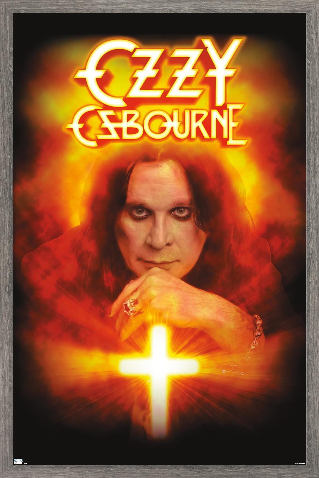 ozzy osbourne wearing cross