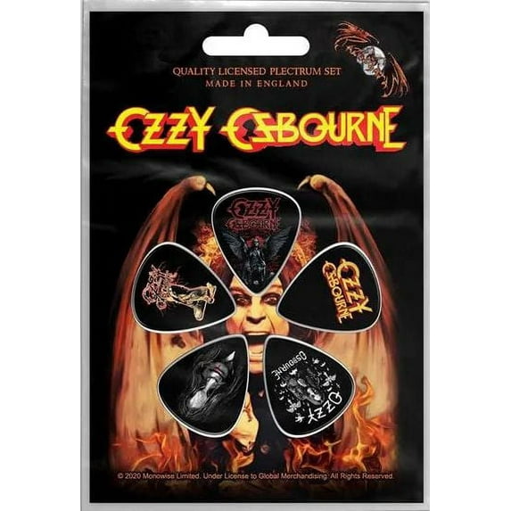 Ozzy Osbourne Guitar Picks (Set of 5)
