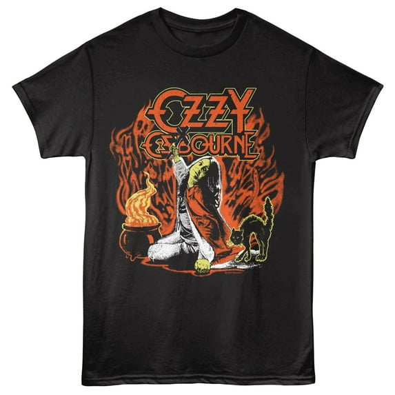 Ozzy Osbourne Halloween Blizzard of Ozz Men's T Shirt (Black, Big&Tall2XLT)