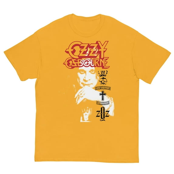 Ozzy Osbourne Holy Trinity Unisex T-Shirt - Yellow - Small