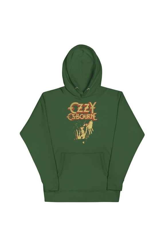 Ozzy Osbourne - Late 80s Vintage Ozzy Classic Unisex Hoodie - Black - Medium