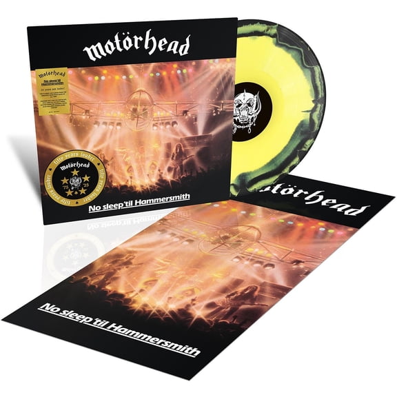 Ozzy Osbourne + Motorhead - No Sleep 'til Hammersmith    [Yellow/Black Half-Speed LP] - Music & Performance - Vinyl
