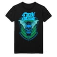 thumbnail image 1 of Ozzy Osbourne Neon Blue Bat Unisex T-Shirt - Black - Small, 1 of 6