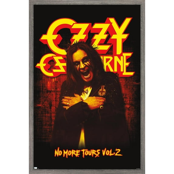 Ozzy Osbourne - No More Tours Wall Poster, 14.725" x 22.375" Framed