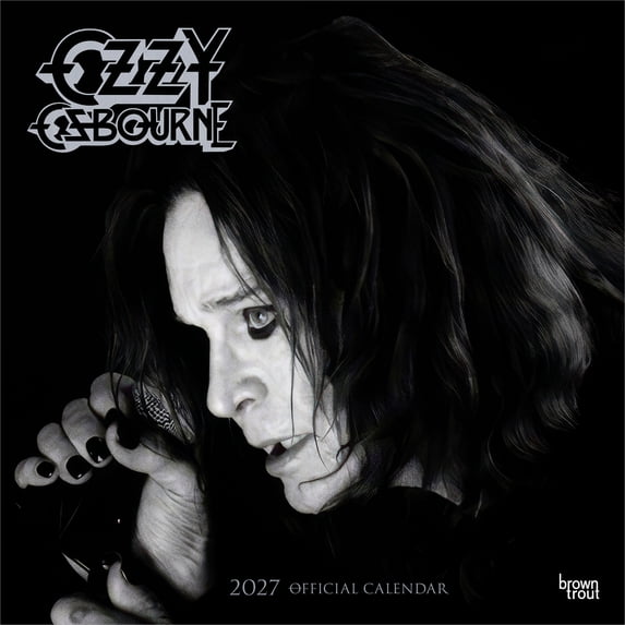 Ozzy Osbourne OFFICIAL | 2027 12x24" (Hanging) Wall Calendar | BrownTrout