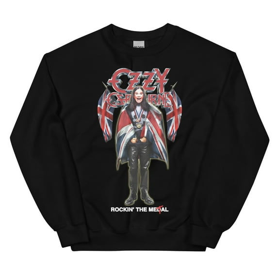 Ozzy Osbourne Rocking the Metal Sweatshirt