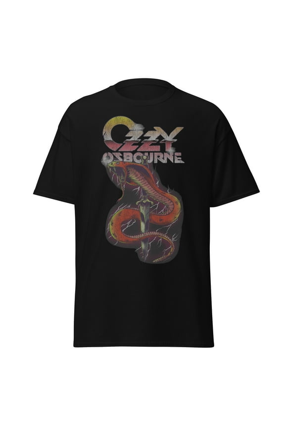 Ozzy Osbourne Snake Bite Unisex T-Shirt - Black - Extra Large