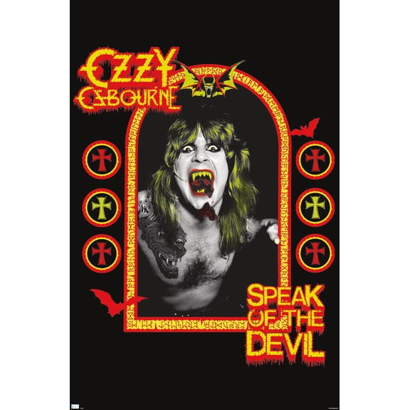 Ozzy Osbourne - Speak Of The Devil Wall Poster, 14.725" x 22.375"