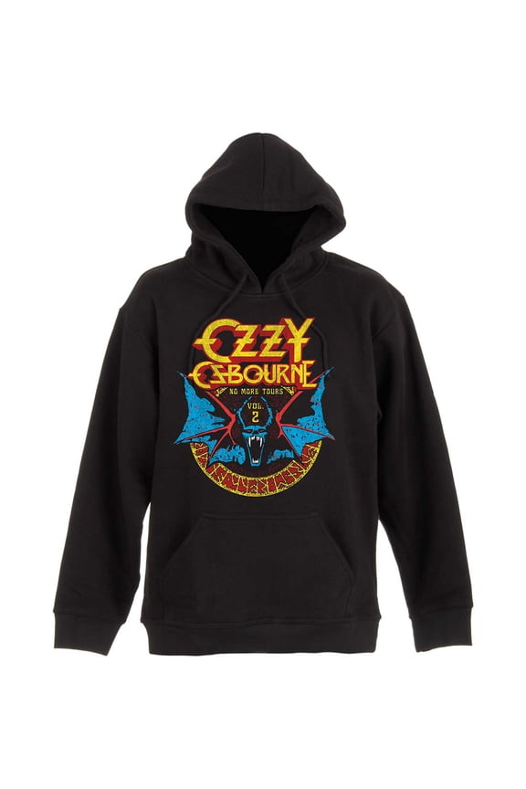 Ozzy Osbourne Unisex Pullover Hoodie Sweatshirt Bat Circle (X-Large)
