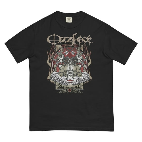 Ozzy Osbourne Vintage 2010 Ozzfest Mineral Wash T-Shirt