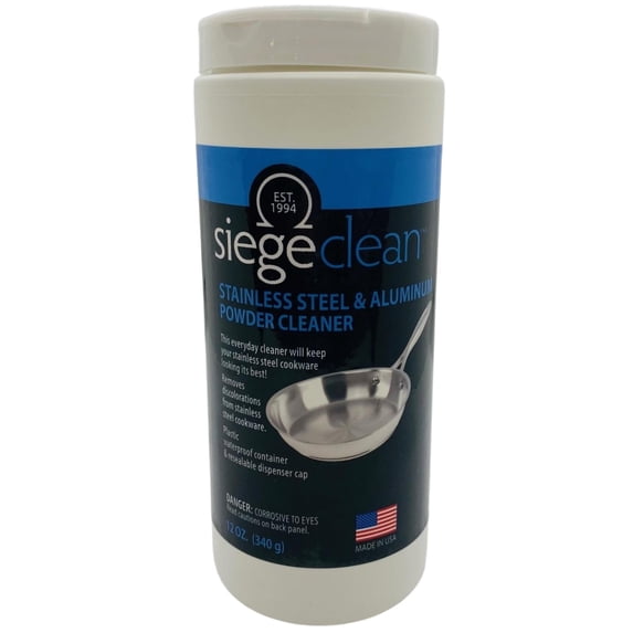 P-11P, Siege Stainless Steel & Aluminum Powder Cleaner 12 oz. Made in USA