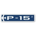 thumbnail image 1 of P-15 Street Sign Air Force Aircraft Military | Indoor/Outdoor | 18" Wide, 1 of 1