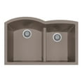 thumbnail image 1 of P-175U TAUPE Granite Composite Houzer Quartztone 33" Undermount 60/40 Double Bowl Granite Kitchen Sink, 1 of 9