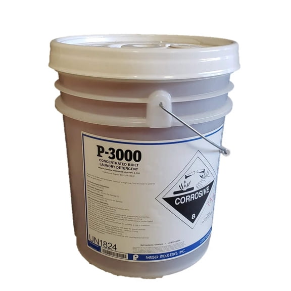 P-3000 Concentrated Commercial Laundry Detergent, 5 Gal Pail