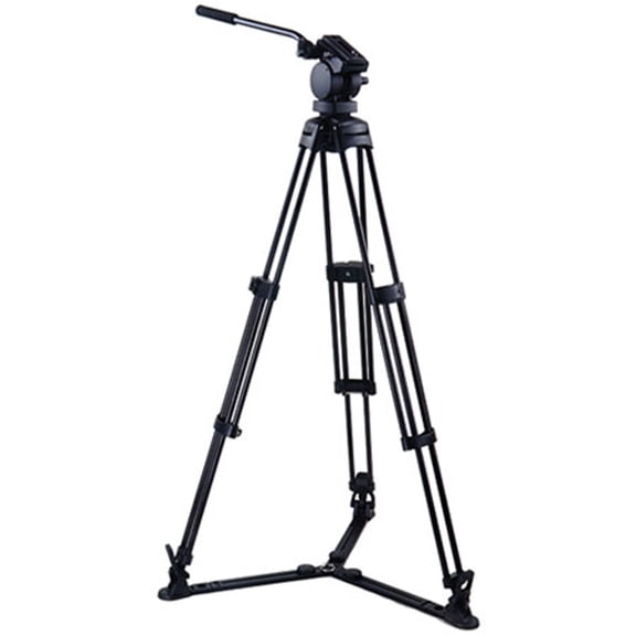 Acebil P-30GX Professional 2-Section Aluminum Tripod with H30 Fluid Head and GS-3 Ground Spreader