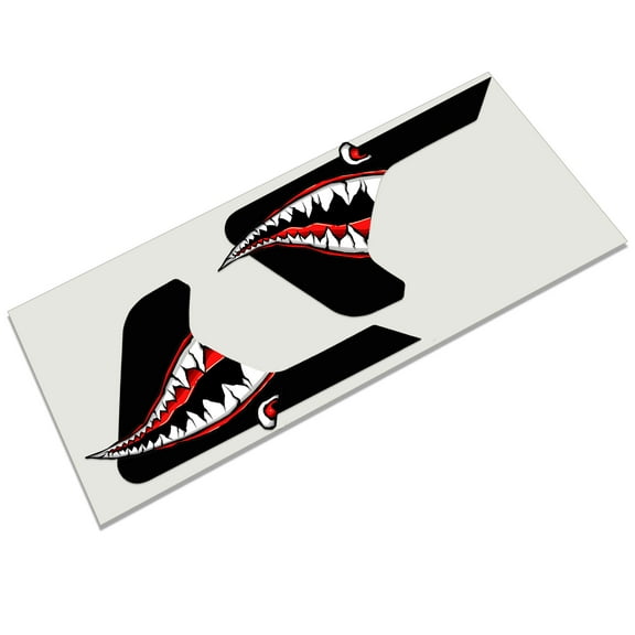 P-40 Warhawk Fender Vent Decals for 2018+ Jeep Wrangler JL JLU & 2020+ Jeep Gladiator JT