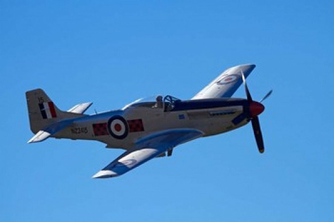 P-51 Mustang American Fighter Plane War plane Canvas Art - David Wall DanitaDelimont (26 x 18)