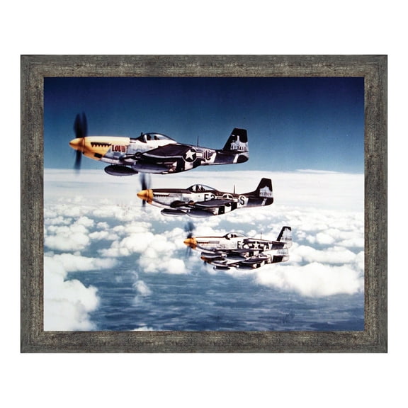 P-51 Mustang Plane, Aviation Picture Frame, 2113