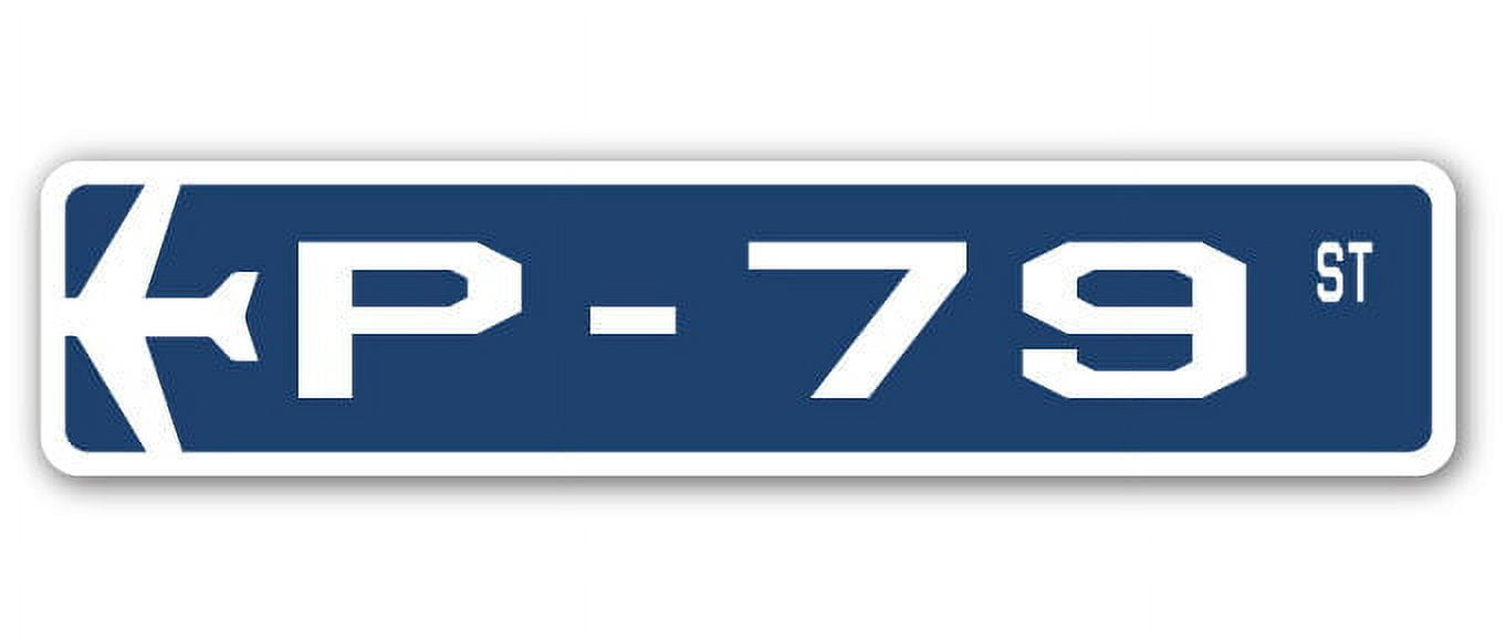 P-79 Street Sign Air Force Aircraft Military | Indoor/Outdoor | 36 ...