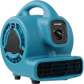 P-80 Mini Utility 600 CFM Centrifugal Air Mover, Floor Fan, Blower, Stackable, for DryingCooling, Ventilating, Home Use Water Damage Restoration, Workshop, Plumbing