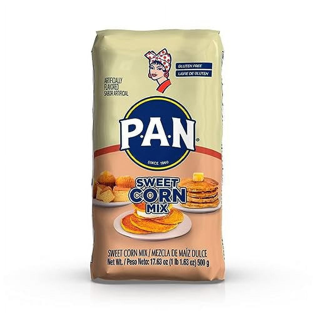 P.A.N. Sweet Corn Mix – Gluten Free Mixture for Cachapas (1.1 lb/Pack of 1)