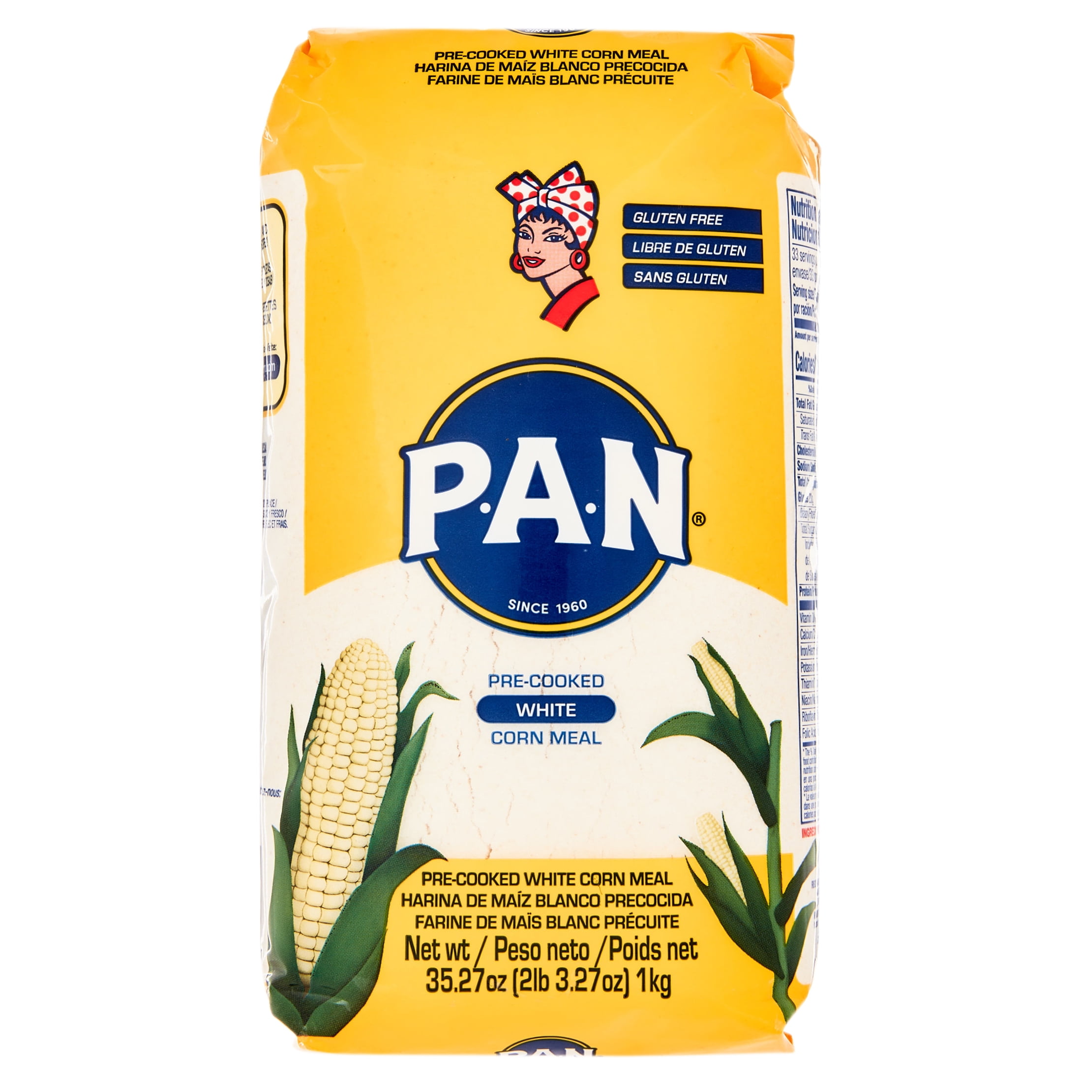 P.A.N. White Corn Meal 35.27 oz