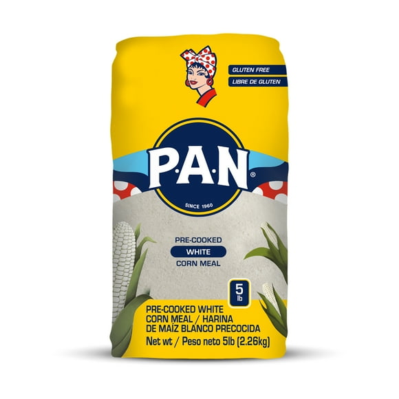 P.A.N. White Corn Meal 5 LB.