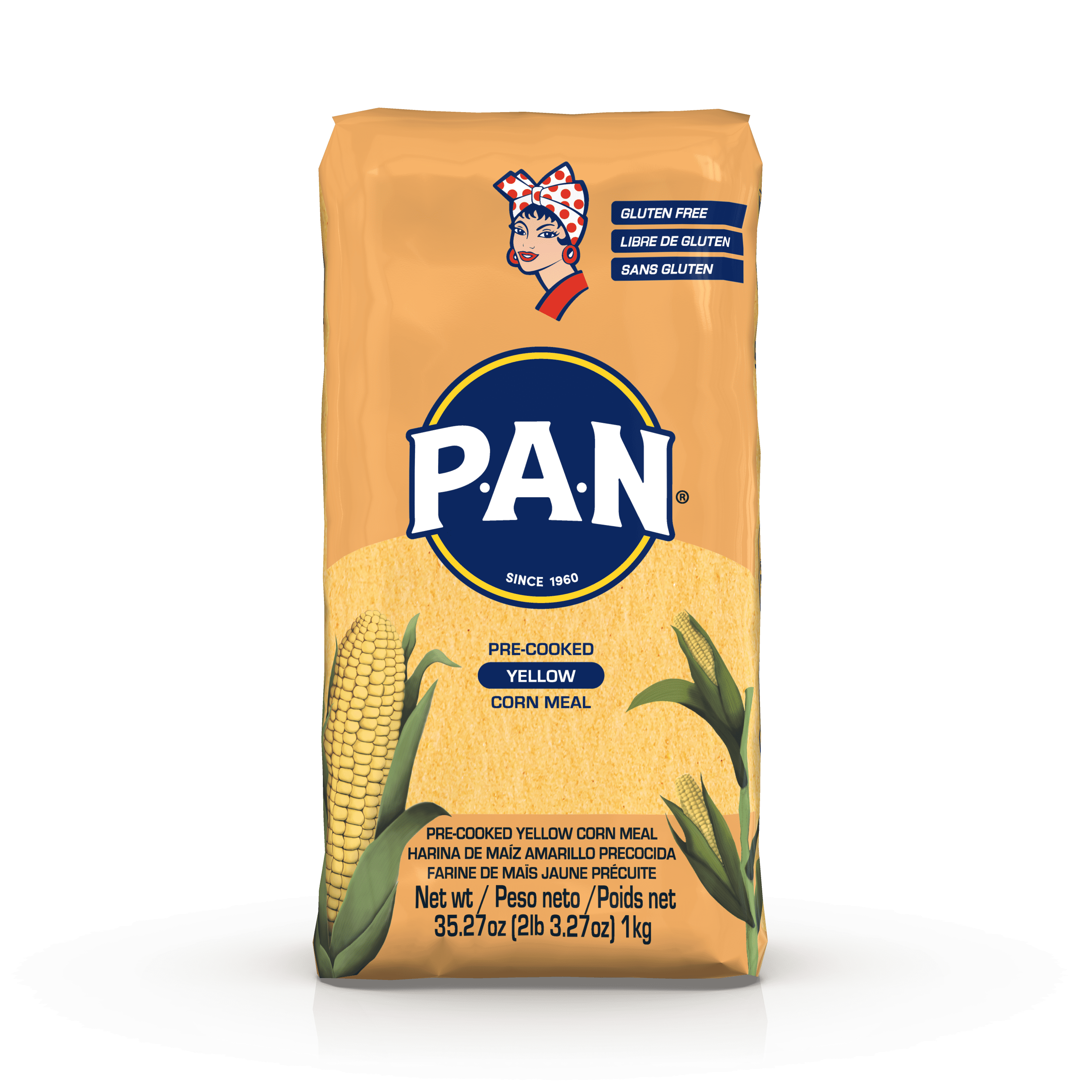 P.A.N. Yellow Corn Meal Harina De Maiz Amarillo Precocida 35.2 oz